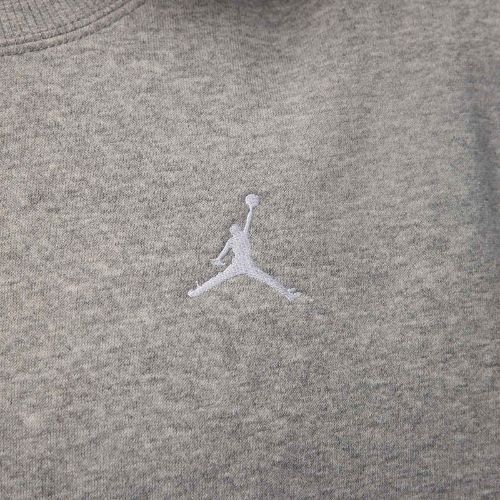 Felpa donna Jordan Brooklyn Fleece dark grey heather/white