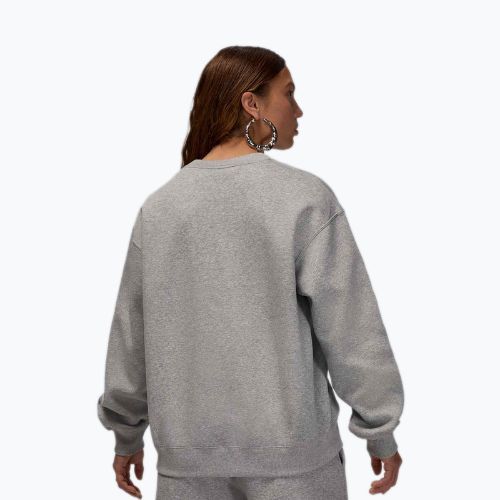 Felpa donna Jordan Brooklyn Fleece dark grey heather/white