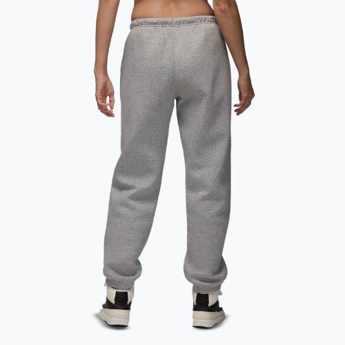Pantaloni Nike Jordan Brooklyn Fleece grigio scuro/bianco da donna
