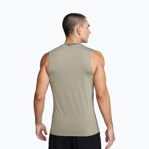Maglietta da allenamento da uomo Nike Pro Dri-Fit Sleeveless Top esercito chiaro/nero