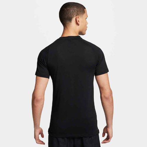 Maglietta da allenamento da uomo Nike Flex Rep Dri-Fit nero/bianco