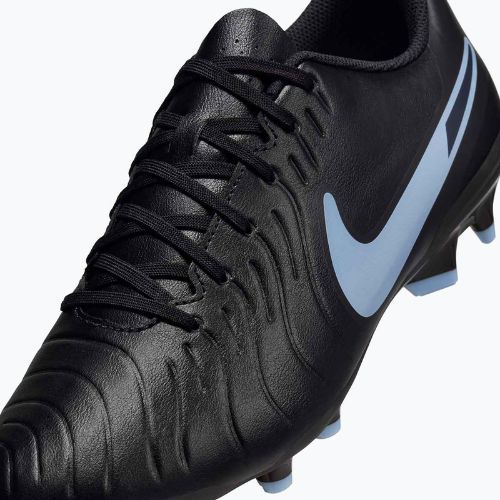 Scarpe da calcio da uomo Nike Tiempo Legend 10 Club FG/MG nero/nero