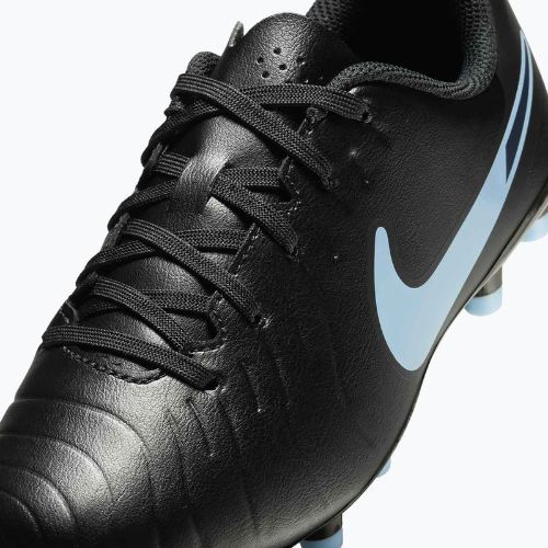 Scarpe da calcio per bambini Nike Tiempo Legend 10 Club FG/MG nero/nero