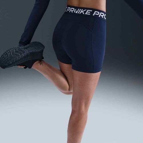 Pantaloncini da allenamento da donna Nike Pro 365 5" mezzanotte marina/bianco