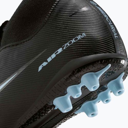 Scarpe da calcio per bambini Nike Mercurial Superfly 10 Academy AG nero/blu ghiaccio