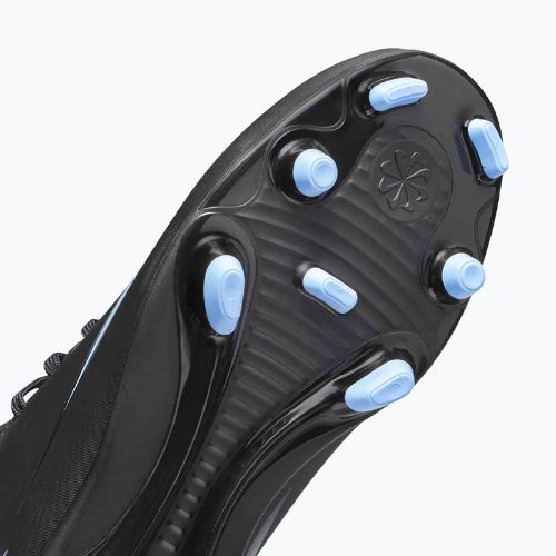 Scarpe da calcio per bambini Nike Mercurial Superfly 10 Club FG/MG nero/blu ghiaccio