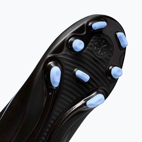 Scarpe da calcio per bambini Nike Mercurial Vapor 16 Club FG/MG nero/blu ghiaccio