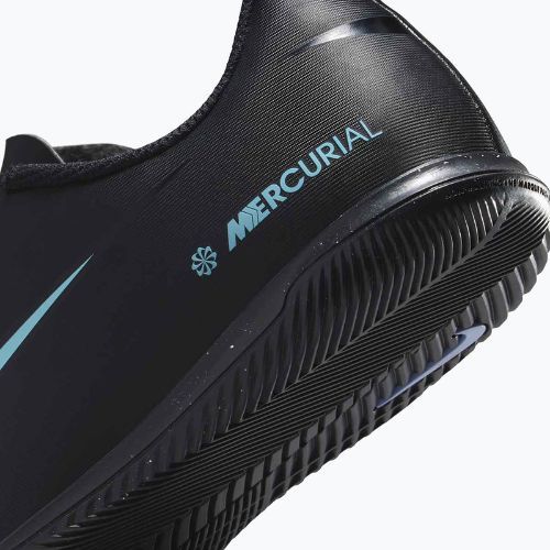 Scarpe da calcio per bambini Nike Mercurial Vapor 16 Club IC nero/blu ghiaccio