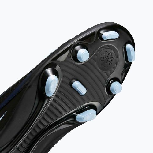 Scarpe da calcio uomo Nike Phantom 6 Low Club FG/MG nero/nero