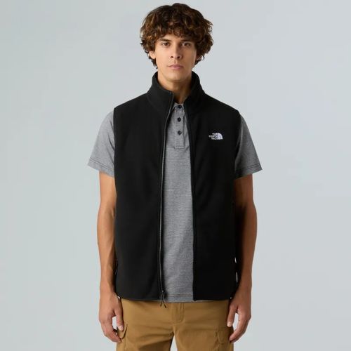 Gilet da uomo The North Face Glacier Fleece black