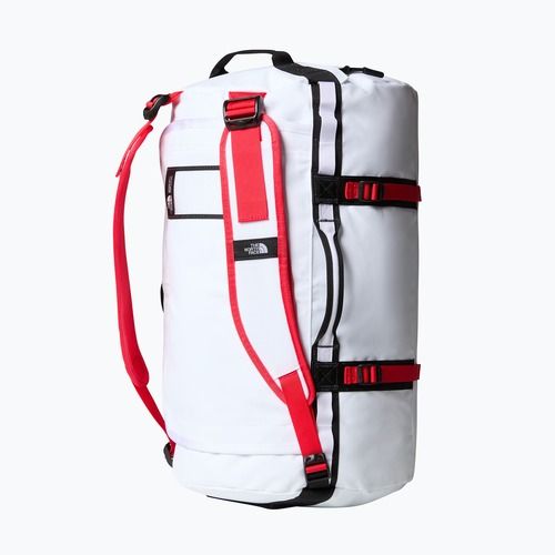 Borsa da viaggio The North Face Base Camp Duffel S 50 l bianco/nero/rosso elevazione