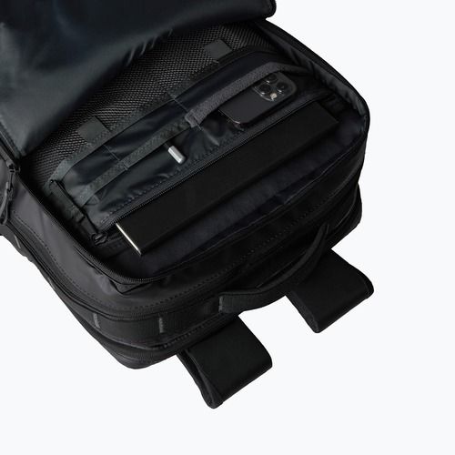 Zaino urbano da uomo The North Face Base Camp Voyager Daypack 26 l nero/grigio asfalto