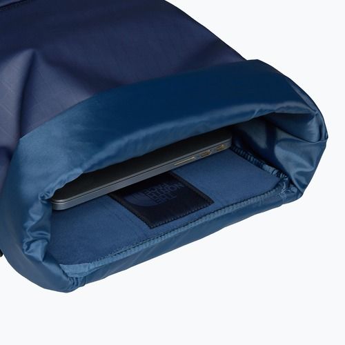 Zaino urbano da uomo The North Face Base Camp Voyager Rolltop 25 l shady blue/summit navy