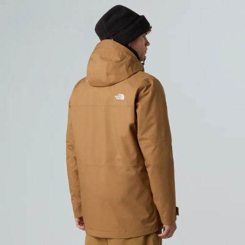 Giacca da snowboard da uomo The North Face Fourbarrel Triclimate utility brown/khaki