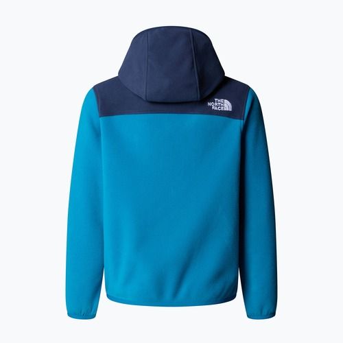 Felpa in pile per ragazzi The North Face Teen Glacier Full Zip Hoodie dusk blue/summit navy