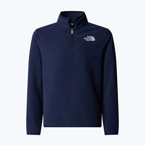 Felpa in pile per bambini The North Face Teen Glacier 1/4 Zip summit navy