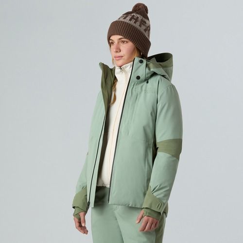 Giacca da sci da donna The North Face Lenado slate moss/bark mist