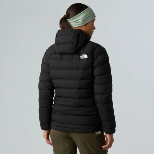 Giacca imbottita da donna The North Face Abseil Stretch Down Hoodie nera