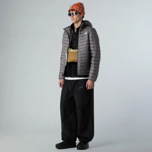 Giacca imbottita da uomo The North Face Huila Synthetic Hoodie smoked pearl