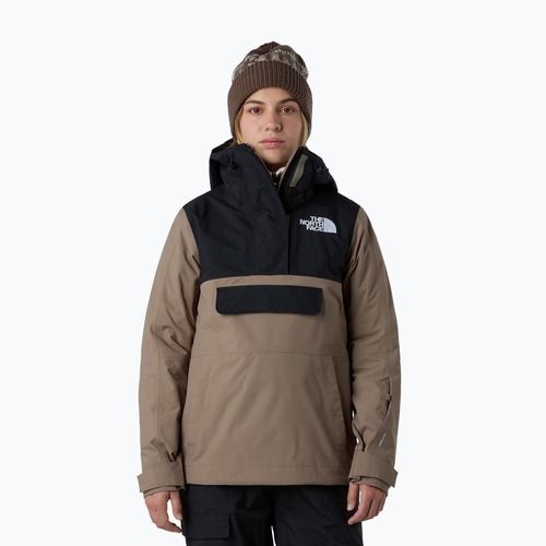 Giacca da sci da donna The North Face Driftview Anorak mocha brown/black