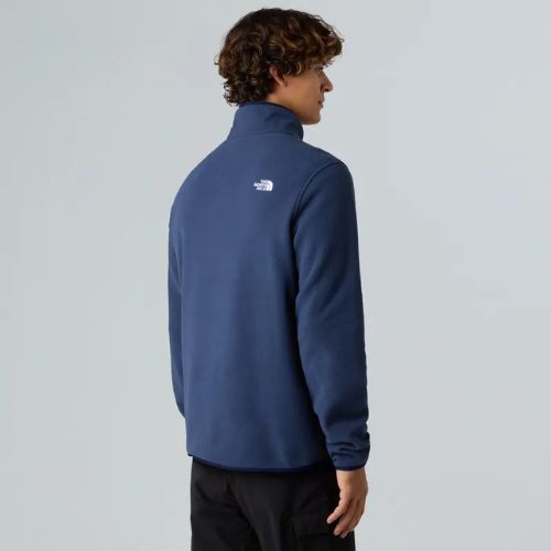 Felpa in pile da uomo The North Face Glacier Fleece 1/4 Zip summit navy