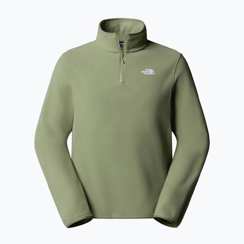 Felpa in pile da uomo The North Face Glacier Fleece 1/4 Zip spalla in nebbia