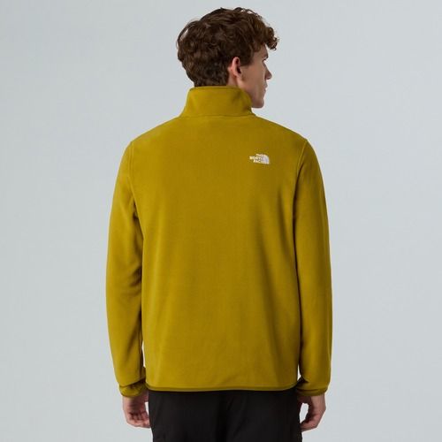 Felpa The North Face Glacier Fleece 1/4 Zip deep dijon da uomo