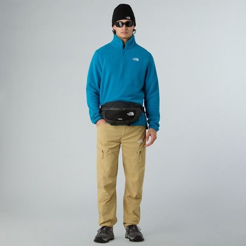Felpa in pile da uomo The North Face Glacier Fleece 1/4 Zip blu scuro
