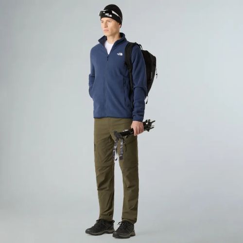 Felpa in pile da uomo The North Face Glacier Fleece summit navy