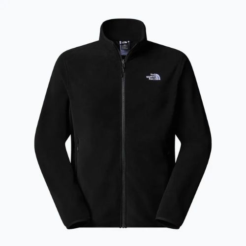 Felpa in pile da uomo The North Face Glacier Fleece nero