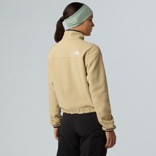 Felpa donna The North Face Glacier Fleece 1/2 Zip Short khaki stone