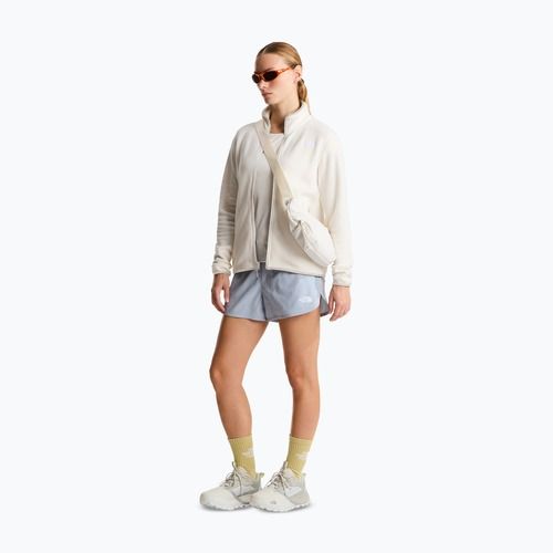 Felpa in pile da donna The North Face Glacier Fleece bianco dune