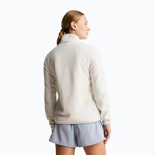 Felpa in pile da donna The North Face Glacier Fleece bianco dune