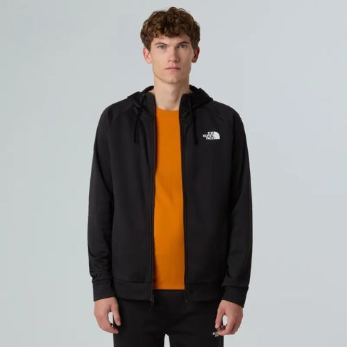Felpa da uomo The North Face Reaxion 2.0 Hooded Full Zip nero heather