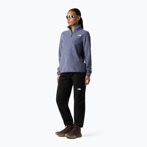 Felpa in pile da donna The North Face Glacier Fleece 1/4 Zip twilight galaxy
