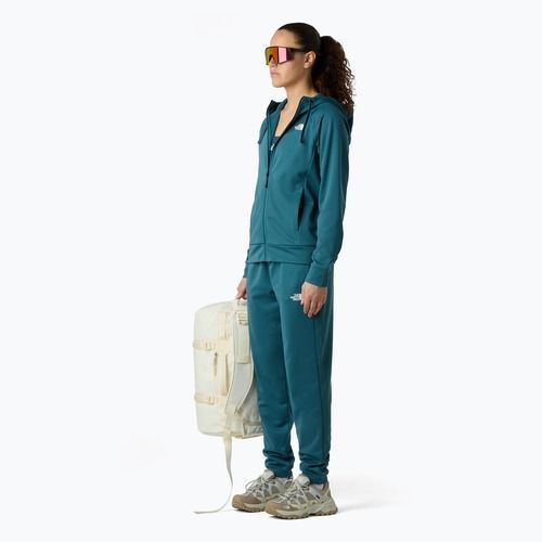 Felpa donna The North Face Reaxion 2.0 con cappuccio e zip integrale space dark heather