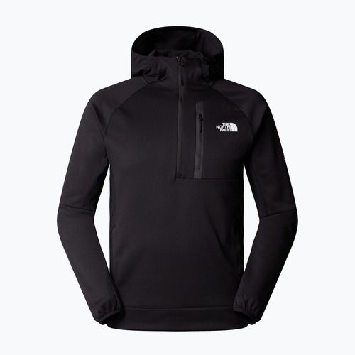 Felpa da uomo The North Face Mountain Athletics Fleece con cappuccio e zip 1/4 nera