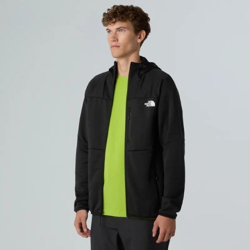 Felpa da uomo The North Face Meteora Full Zip nera