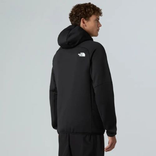 Felpa da uomo The North Face Meteora Full Zip nera