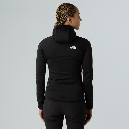 Felpa da donna The North Face Meteora Full Zip nera