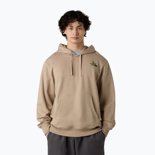 Felpa da uomo The North Face Flower Dome Relaxed con cappuccio GPH grigio fungo