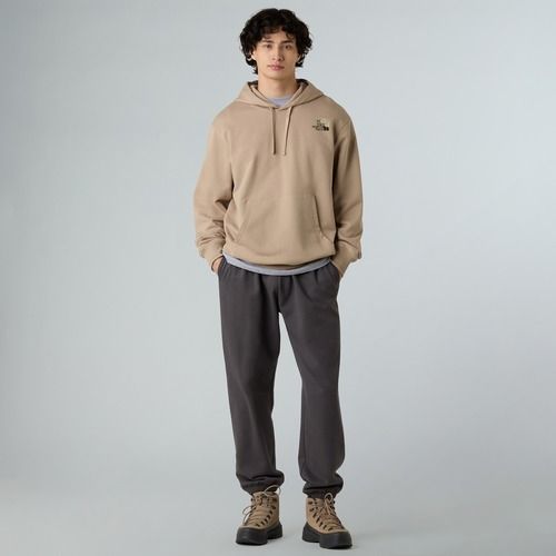 Felpa da uomo The North Face Flower Dome Relaxed con cappuccio GPH grigio fungo