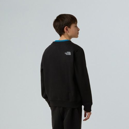 Felpa per bambini The North Face Reflective Logo Relaxed Crew black