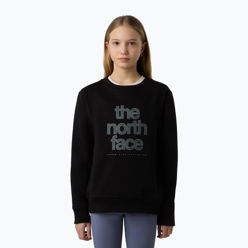 Felpa donna The North Face Reflective Logo Relaxed Crew nera