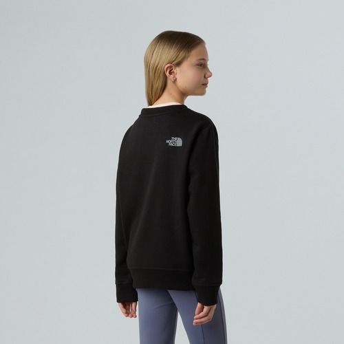 Felpa donna The North Face Reflective Logo Relaxed Crew nera