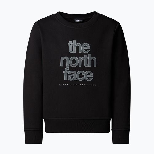 Felpa donna The North Face Reflective Logo Relaxed Crew nera