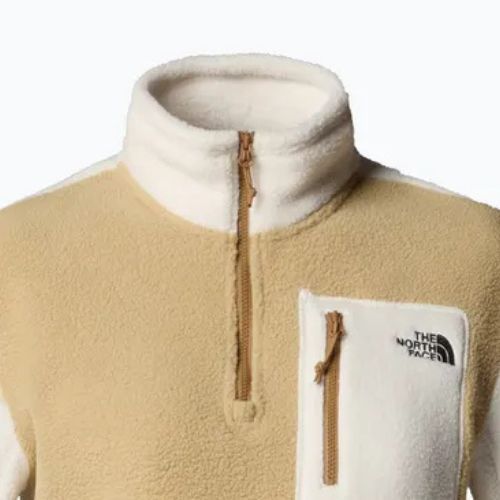 The North Face donna Yumiori 1/4 Zip Felpa kaki stone/white dune/utility brown
