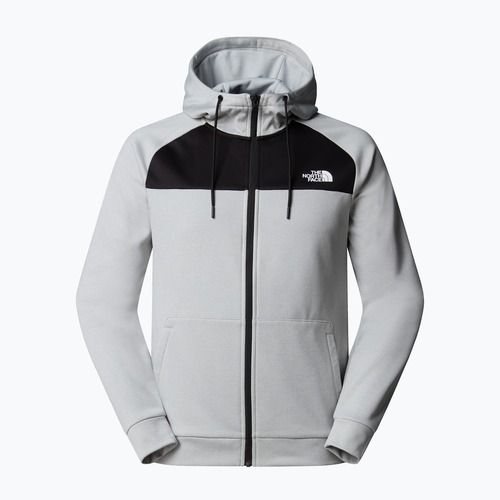 Felpa da uomo The North Face Reaxion Fleece Full Zip Hoodie high rise grey light heather