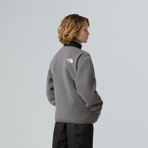 Felpa in pile per bambini The North Face Yumiori Full Zip fumé perla/nero