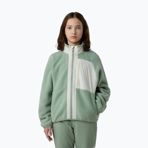 Felpa in pile per bambini The North Face Yumiori Full Zip slate moss/white dune